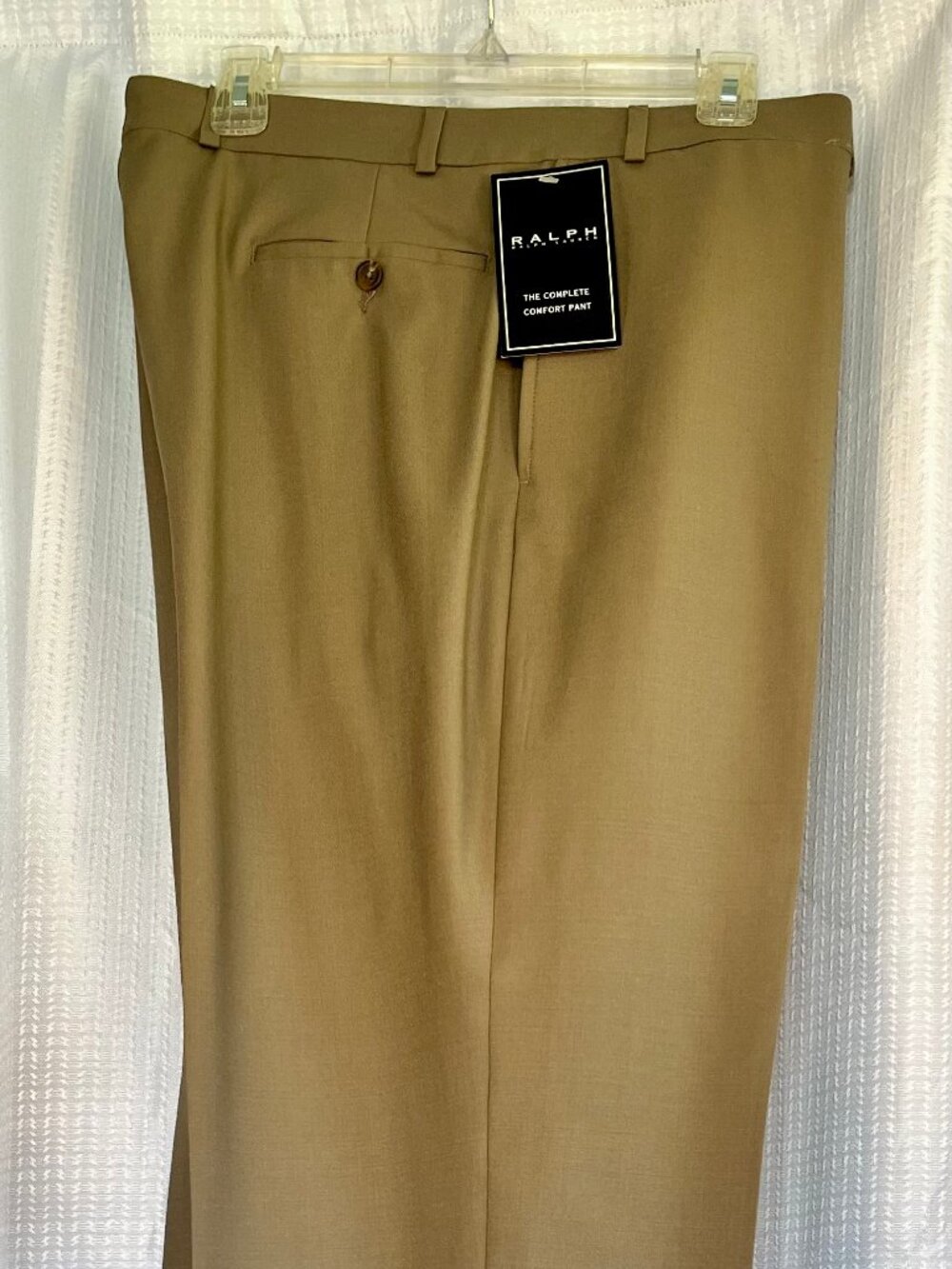Ralph Lauren Taupe Complete Comfort Dress Pants 38 x 32 NWT